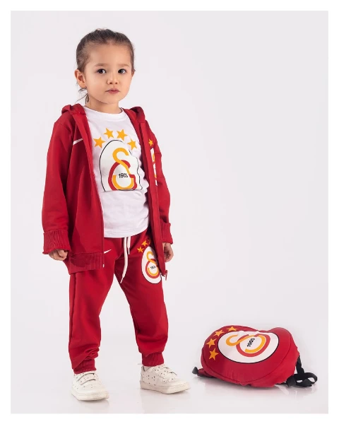 Çantalı 4 lü Çocuk Eşofman takım 