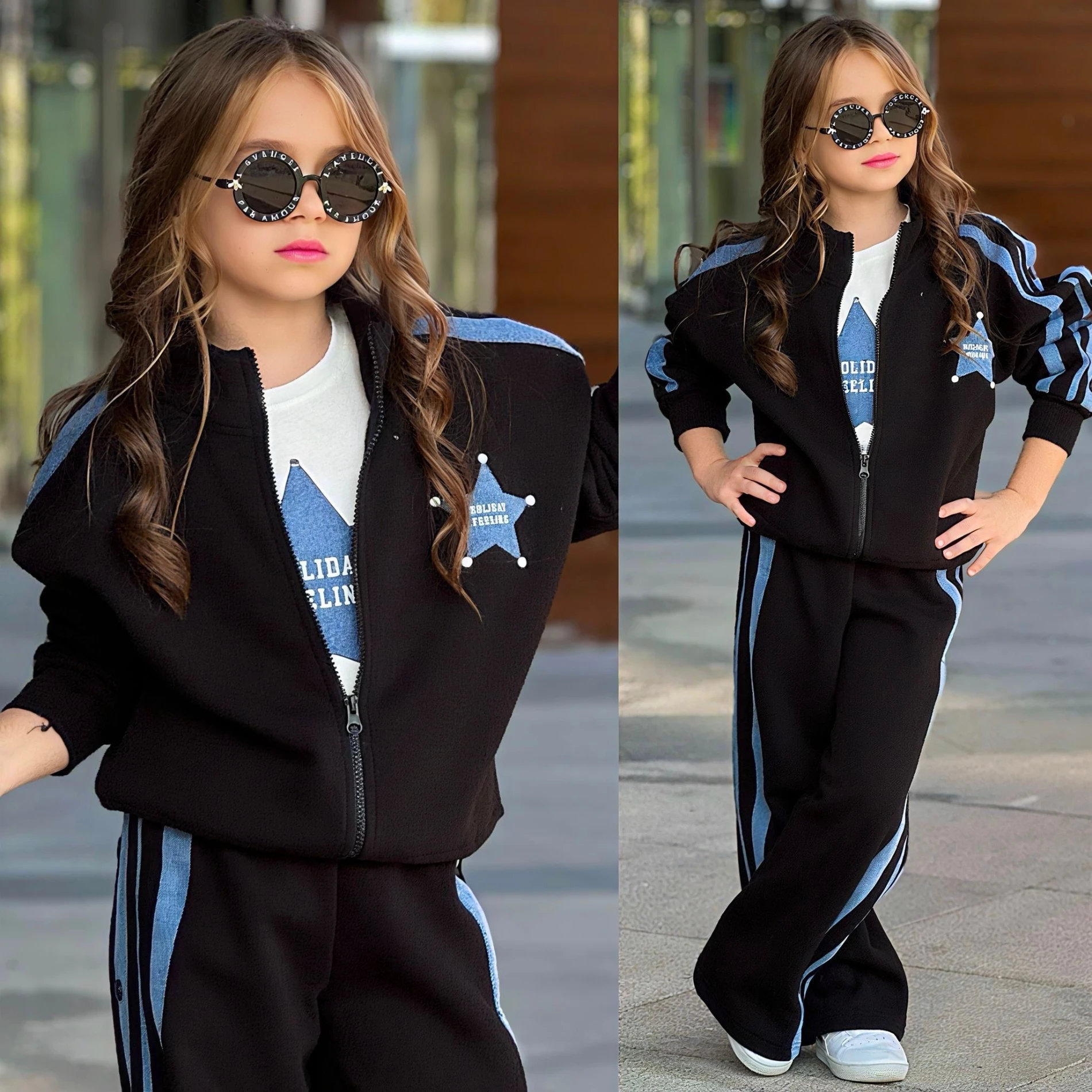 Yıldızlı Hırkalı 3 lü takım 