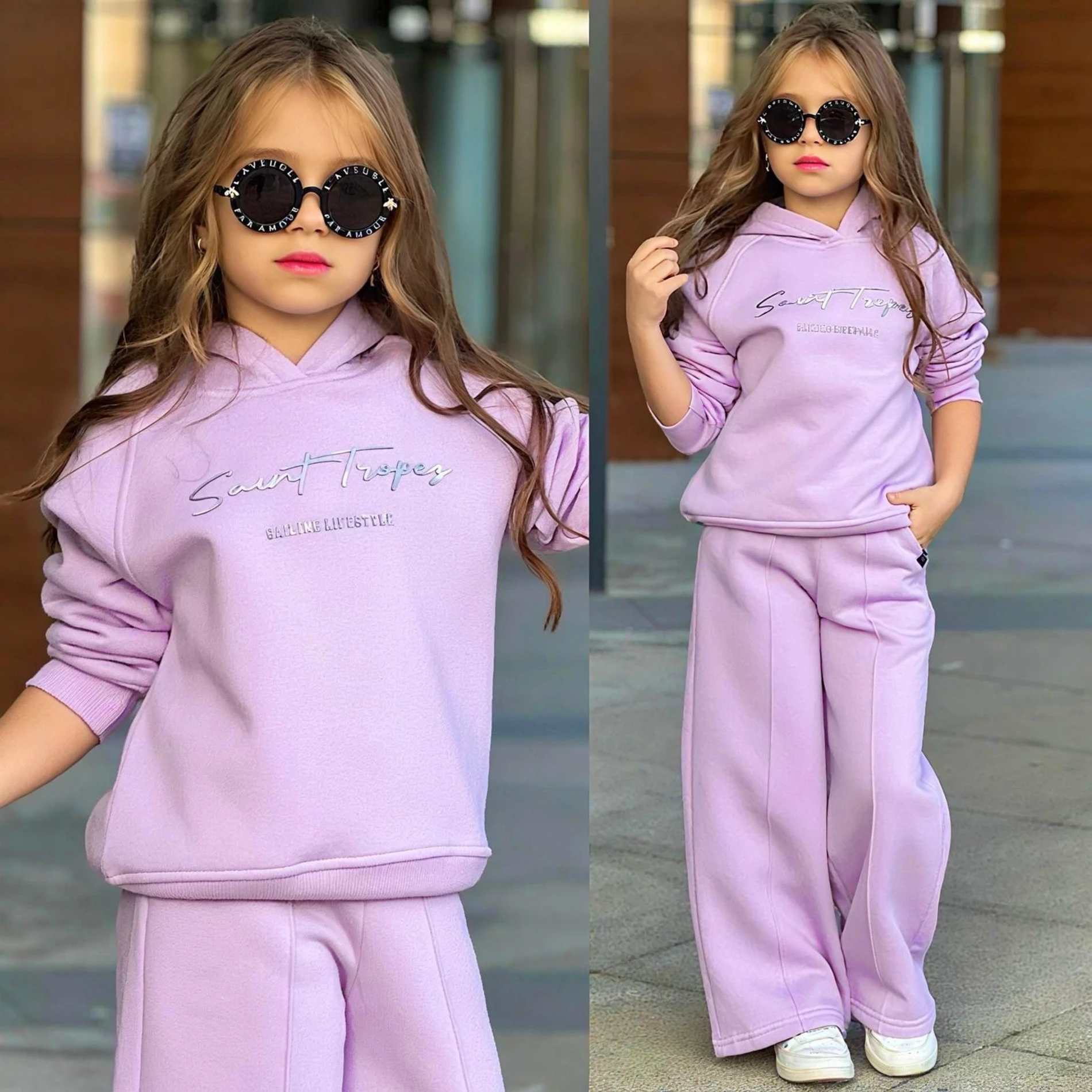 Kapşonlu 3 ip kız takım