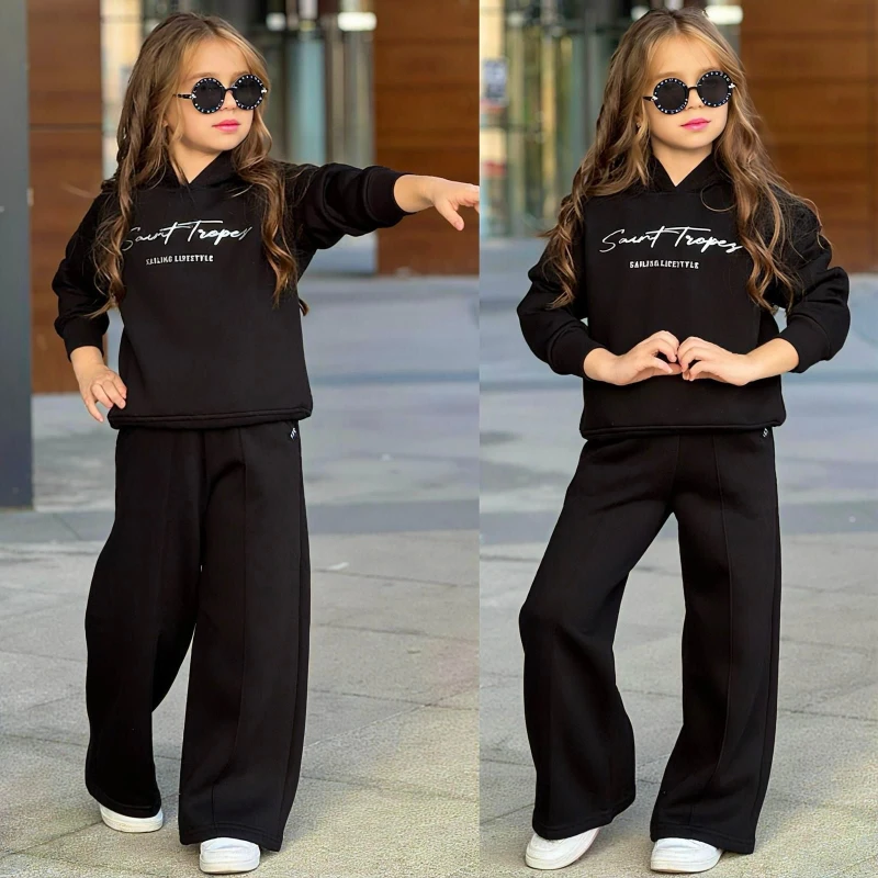 Kapşonlu 3 ip kız takım