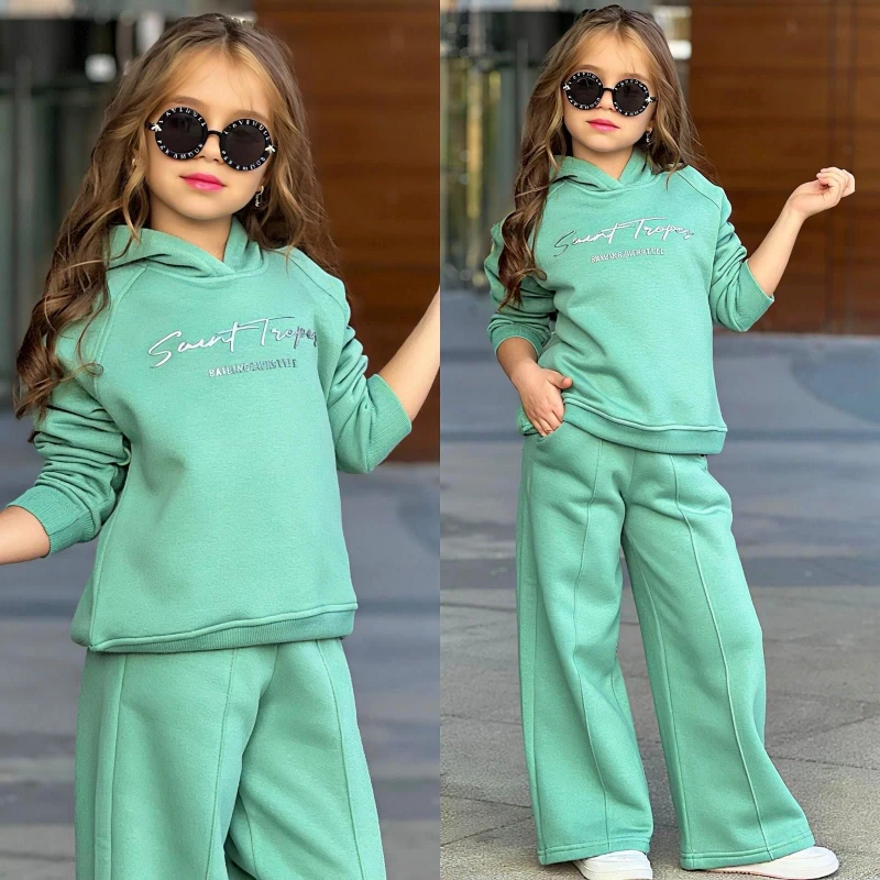 Kapşonlu 3 ip kız takım