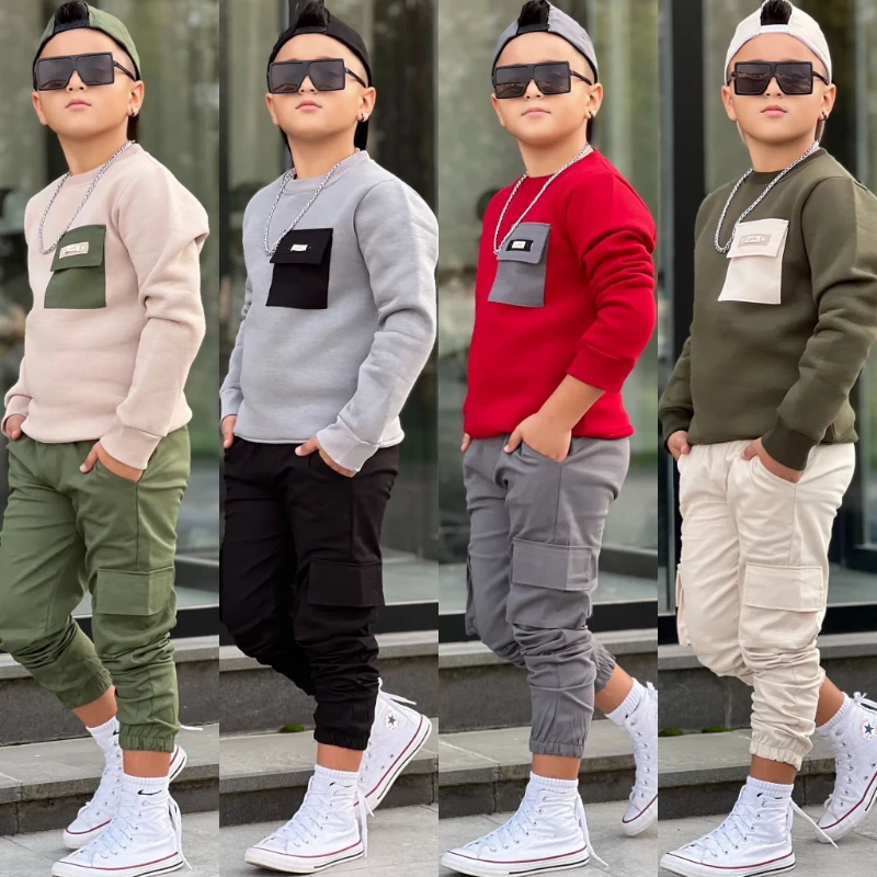 Şapkalı 3 lü erkek takım 