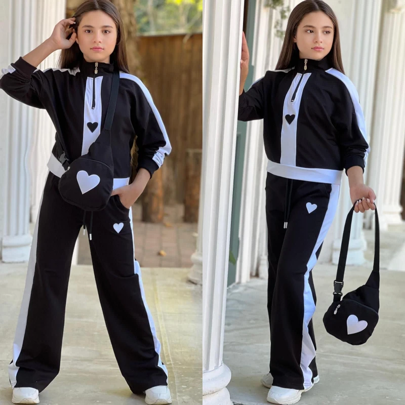 Çantalı 3 lü kombin 