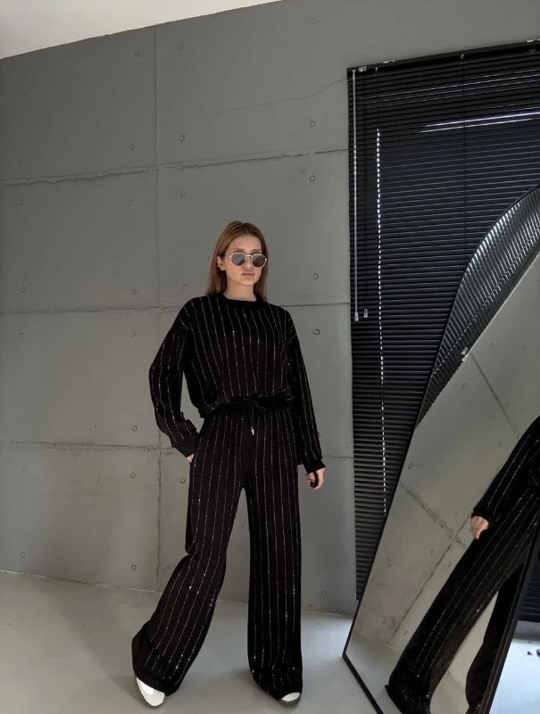 Oysho kumaş taşlı takım 