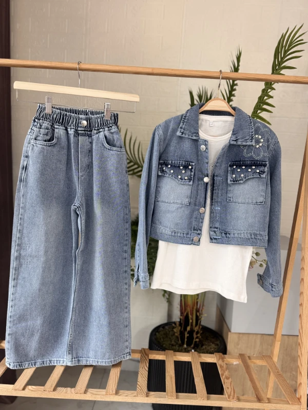 Kot ceketli 3 lü kombin 