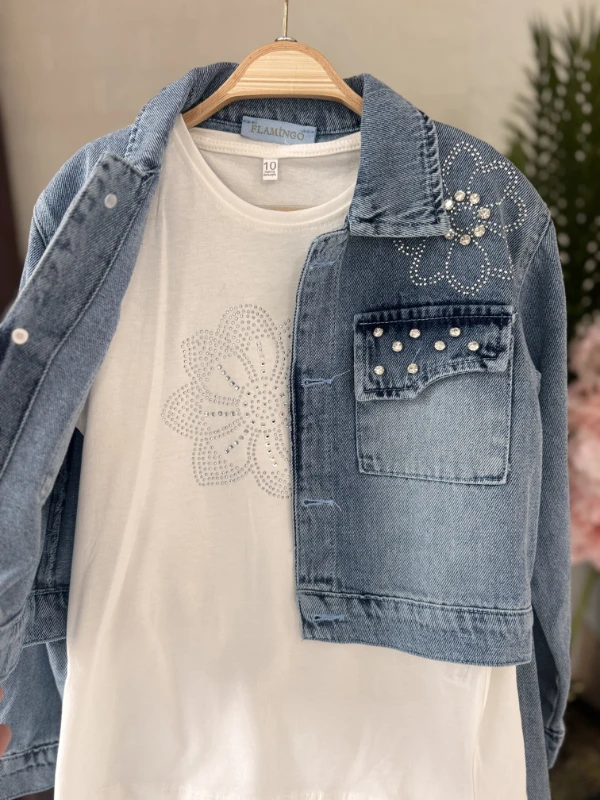 Kot ceketli 3 lü kombin 