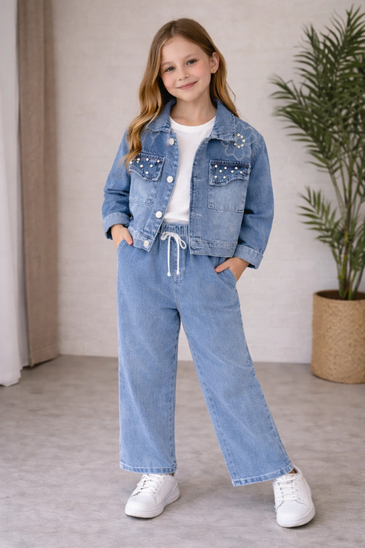 Kot ceketli 3 lü kombin 