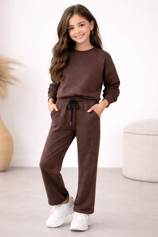 Oysho taş işlemeli ikili kız takım 