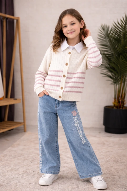 Triko hırkalı 3 lü takım 