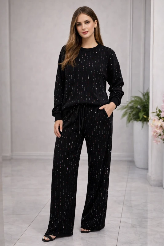 Oysho kumaş taşlı takım 