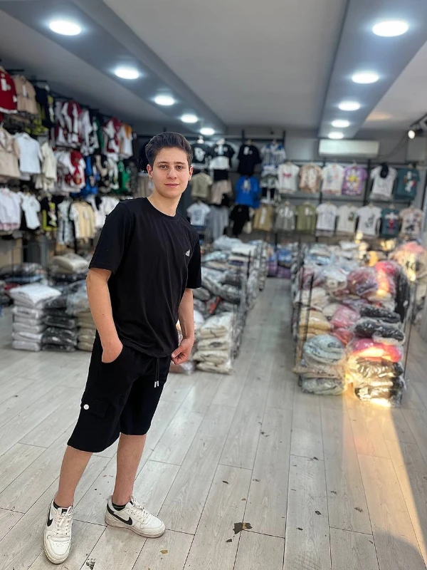 Şortlu ikili erkek  takım 