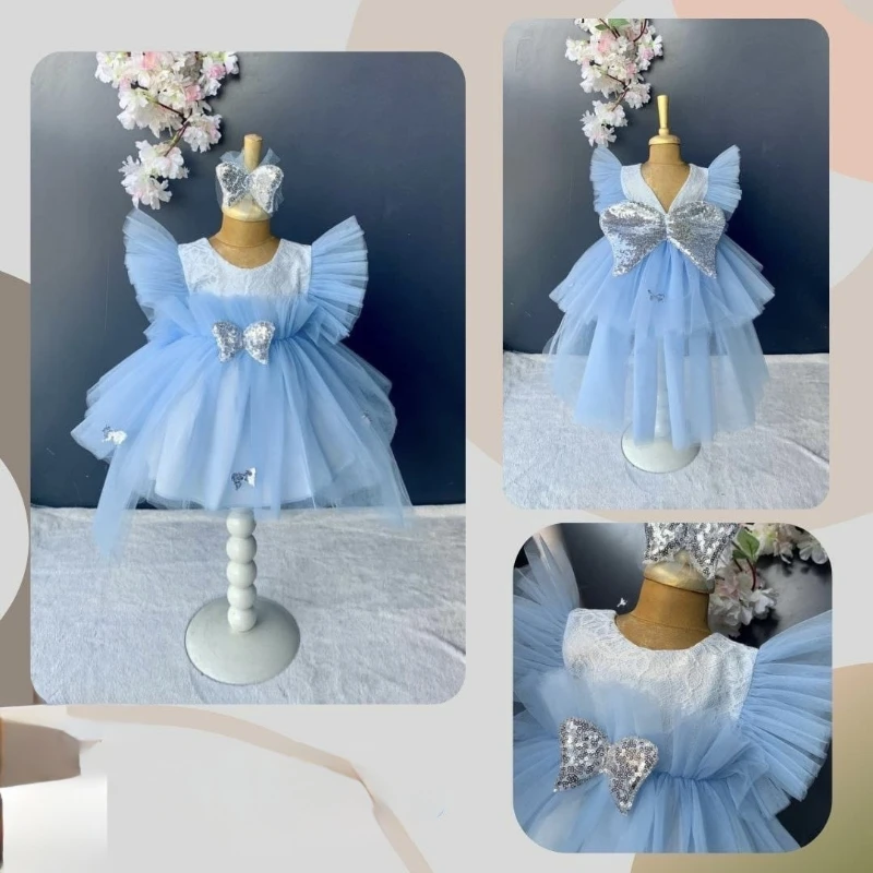 Kanatlı aylık bebe elbise 