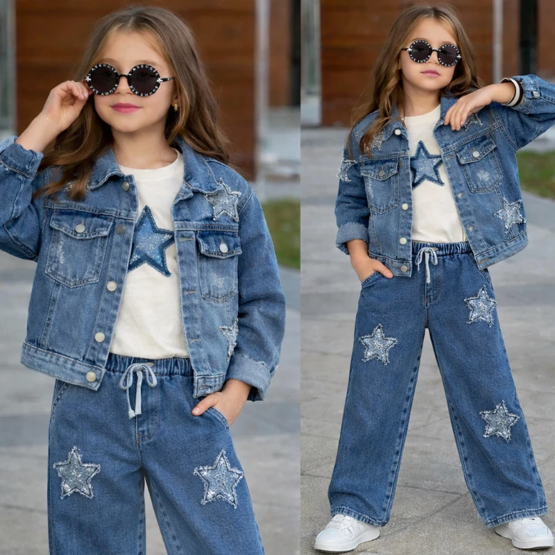 Yıldızlı kotlu 3 lü takım 