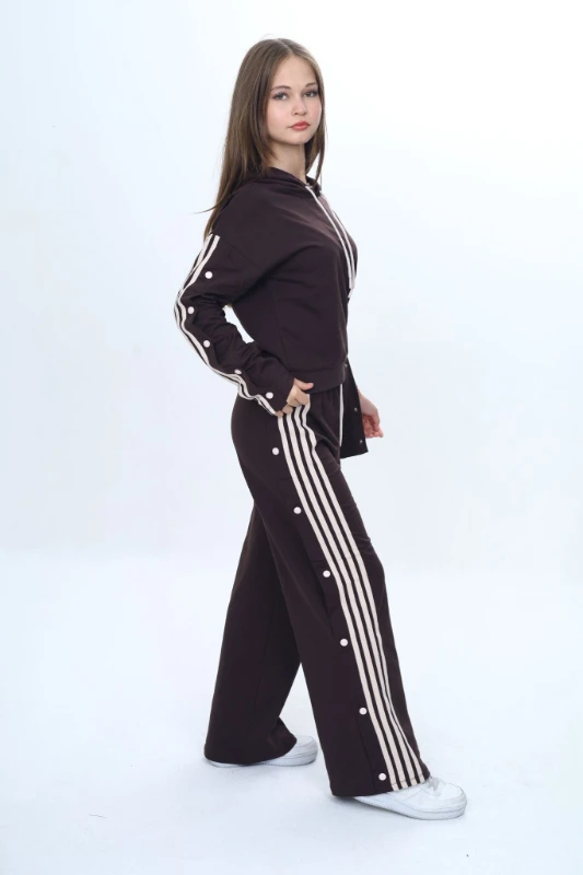 Kapşonlu garson kız takım 