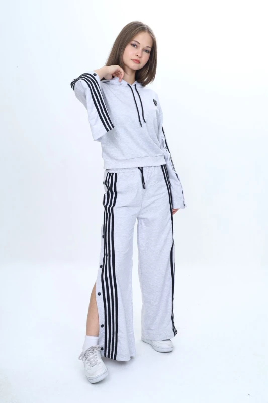 Kapşonlu garson kız takım 