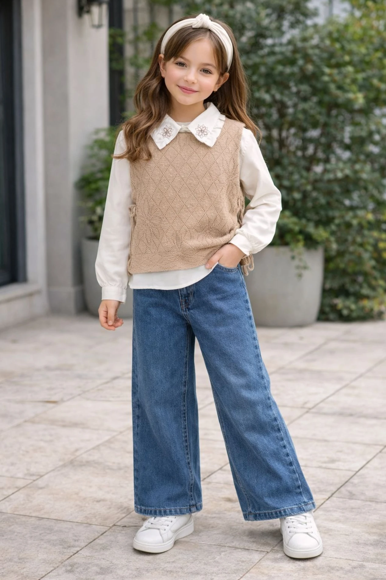 Süveterli gömlekli 3 lü takım 