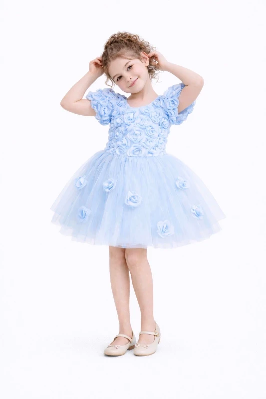 Güllü abiye elbise 