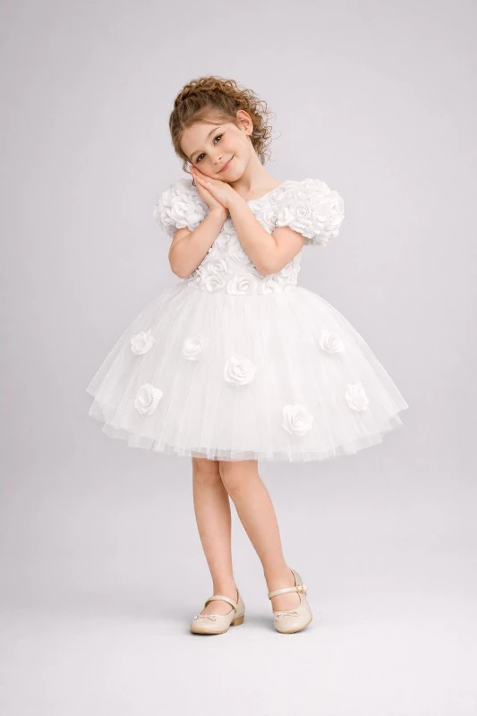 Güllü abiye elbise 