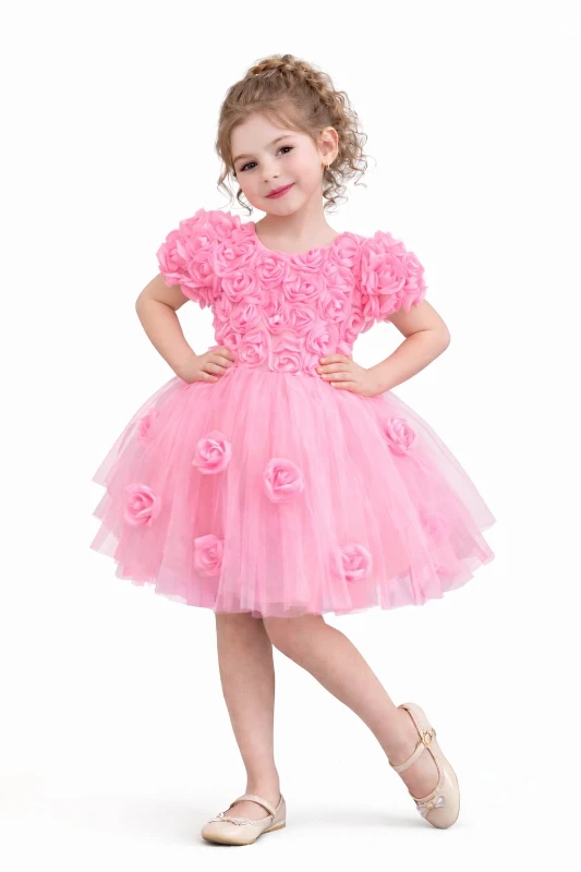 Güllü abiye elbise 