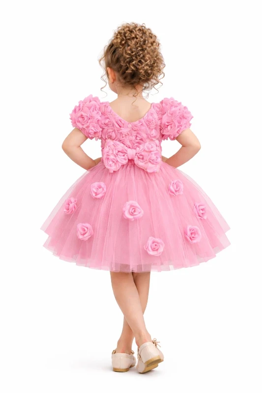 Güllü abiye elbise 