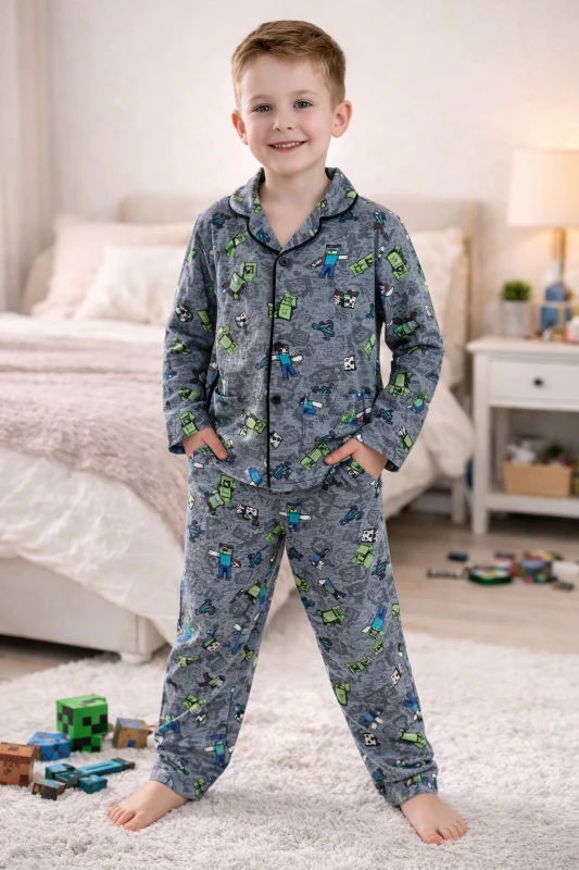 Erkek çocuk pijama takımı 