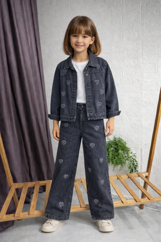 Kot ceketli 3 lü takım 