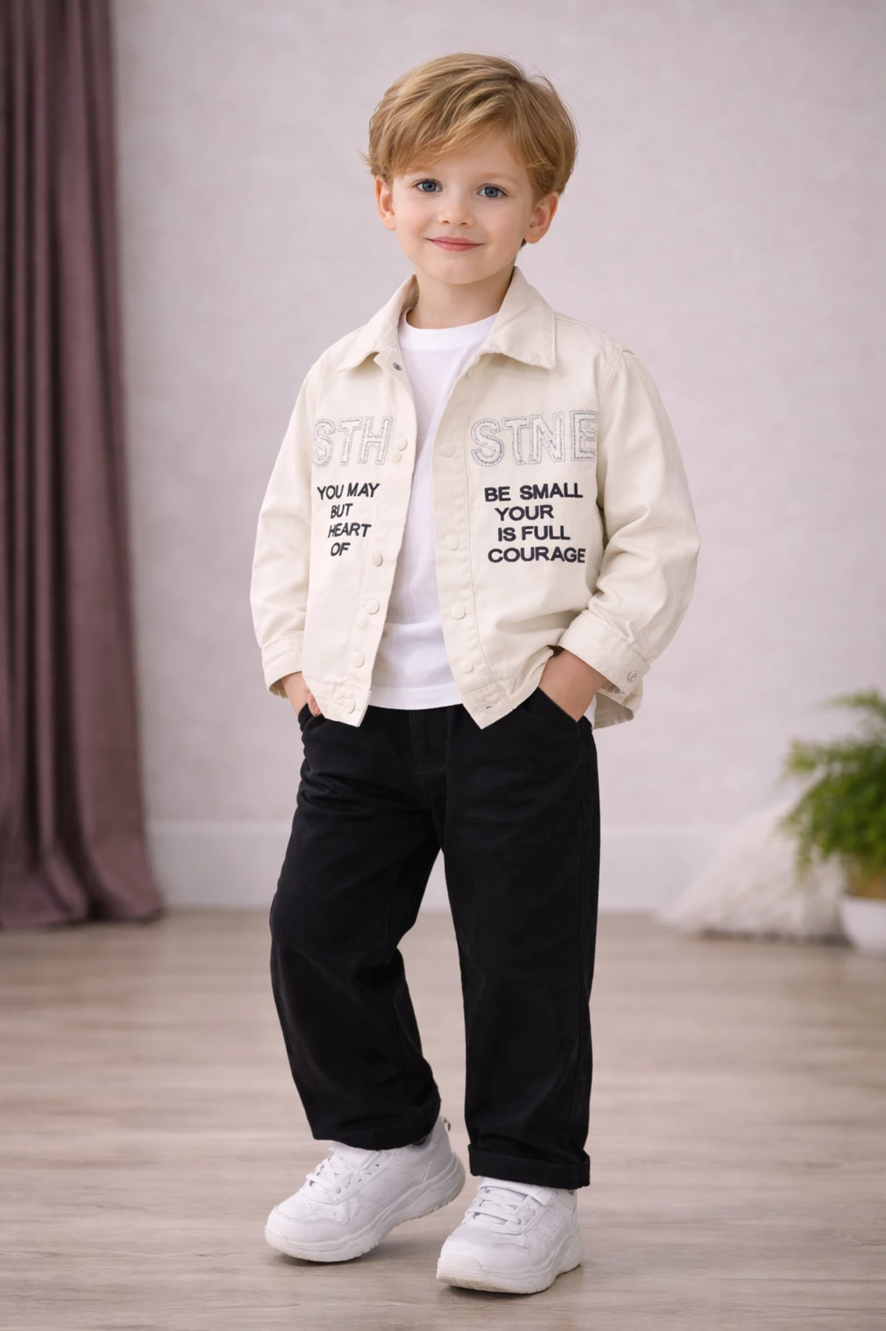 Gabardin gömlek pantolon takıl