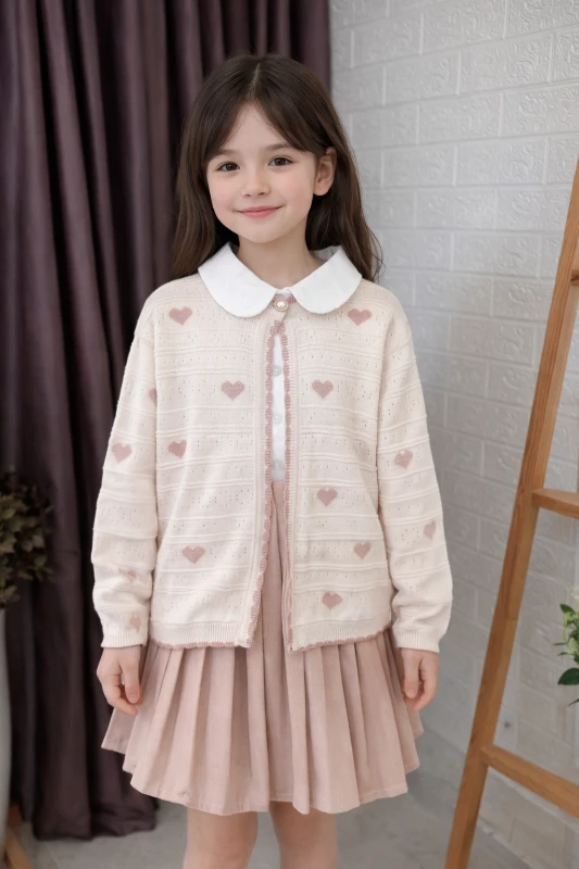 Triko hırkalı 3 lü takım 