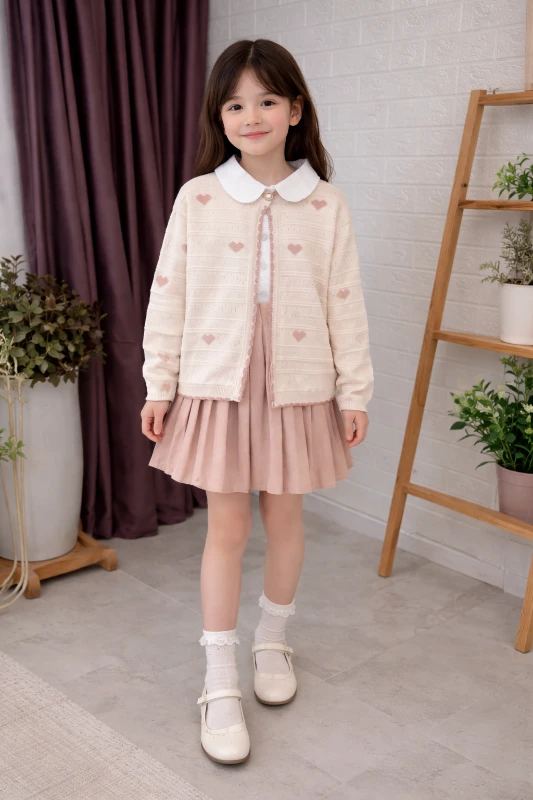 Triko hırkalı 3 lü takım 