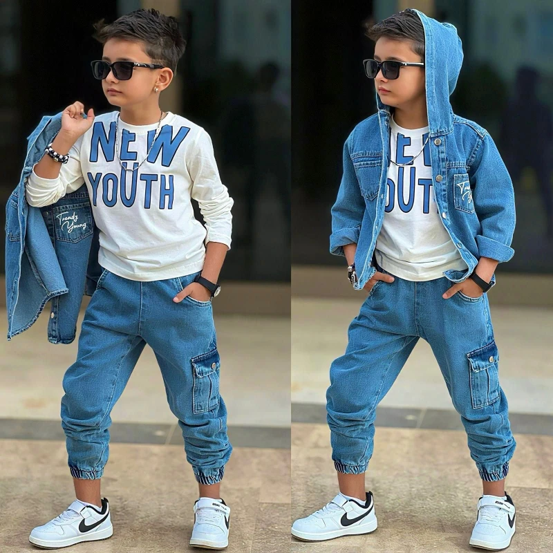 Kotlu erkek 3 lü takım 