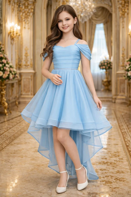 Önü kısa arkası uzun prenses abiye 