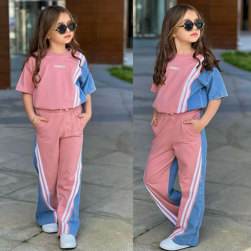 Kot detaylı ikili kız takım 