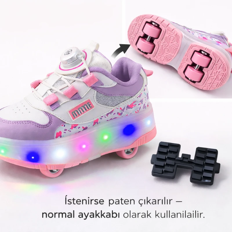 Patenli kız çocuk ayakkabı 