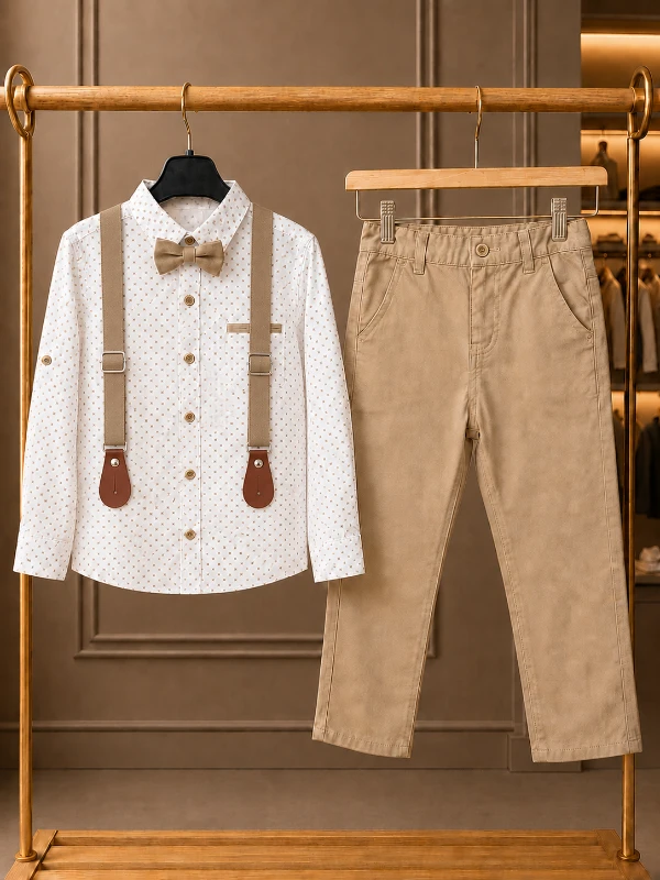 Askılı papyonlu 4 lü set 