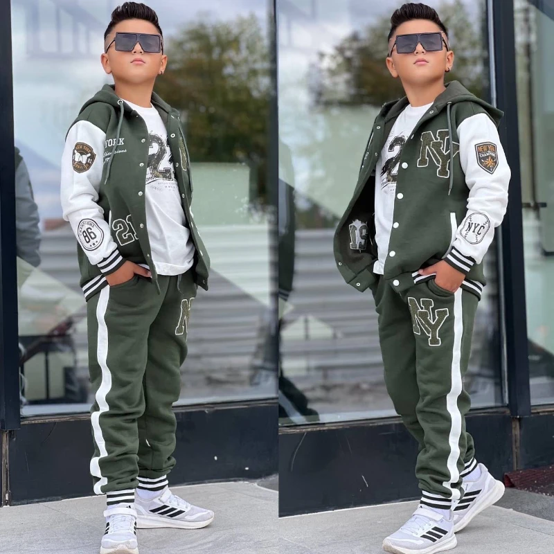 Kolej hırkalı 3 lü takım 