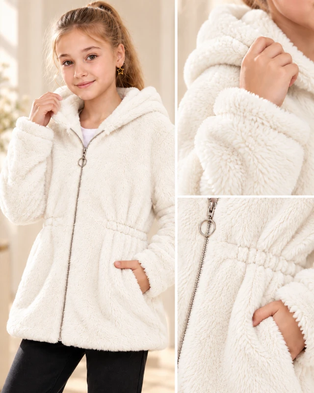 Peluş hırka 